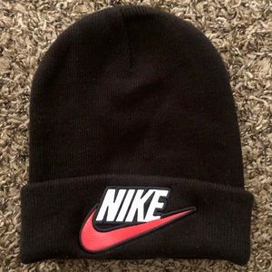 SUPREME/NIKE black beanie